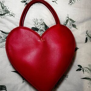 Kate Spade New York Red Doily Heart rare